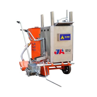 Verfmachine voor het markeren van motoren met een multifunktioneel thermoplastische weglijn
