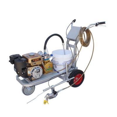 Verfmachine voor het markeren van motoren met een multifunktioneel thermoplastische weglijn