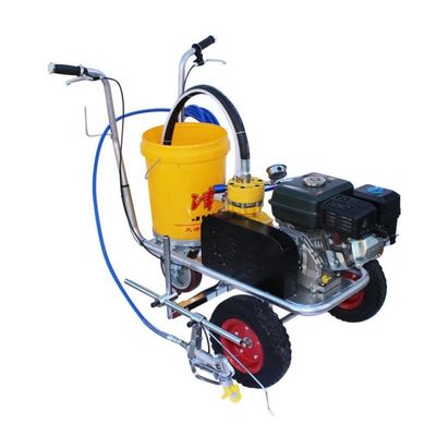 Verfmachine voor het markeren van motoren met een multifunktioneel thermoplastische weglijn