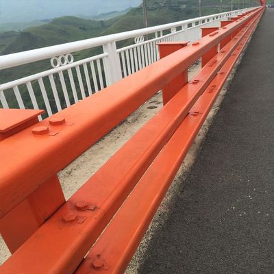 Bescherming van bruggen gegalvaniseerde veiligheidsbarrière beveiligingsrail met poedercoating en veiligheid