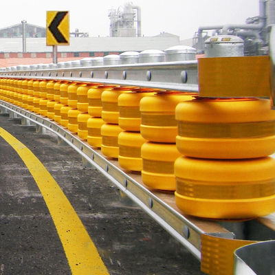 Hot Dip Galvanized Highway Guardrail Steel Anti-crash Traffic Safety Roller Barrier