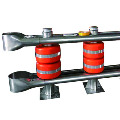Rollerbarrels wegveiligheidsbarrière gegalvaniseerd hek voor verkeersveiligheid
