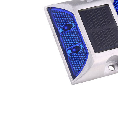 Veiligheid op de weg Safebuild IP68 waterdicht Zonne-energie Aluminium ingebed Cat Eyes LED Road Studs