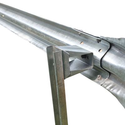 Highway Guardrail Spacer Warm gegalvaniseerd stalen beveiligingsrail met ISO9001 2008 certificering