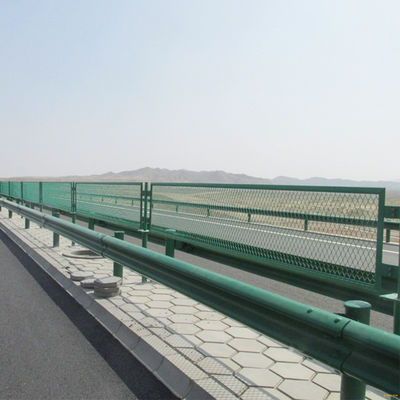 Verplaatst uitgebreid metaaldraadmaas hek Voor weg anti-glare brug anti-glare mesh