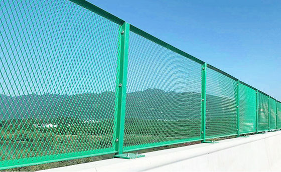 Gegalvaniseerde poeder gecoate anti-glare metalen gaas hek voor de snelweg in roestvrij staal