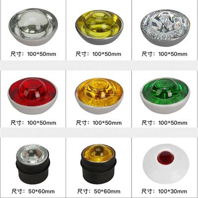 High Visibility Glass Road Stud met 50 cm hoogte en reflecterend materiaal
