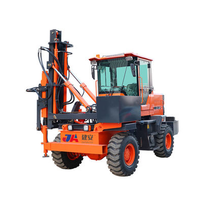 Beschermingsrail Pile Driver Wheeled Highway Beschermingsrail Boormachine Vibro Machine