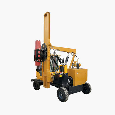 Beschermingsrail Pile Driver Wheeled Highway Beschermingsrail Boormachine Vibro Machine