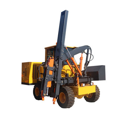 ISO Highway Guardrail Pile Driver Machine Met Hydraulische Druk Pile Driver