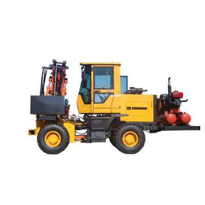 CE Highway Guardrail Pile Driver Machine Hydraulic Voor het boren