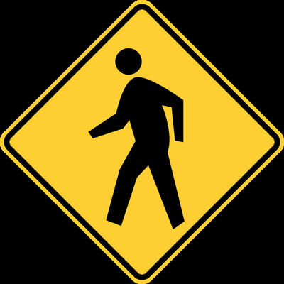Wegverkeerswaarschuwing verkeersveiligheid wegveiligheidsbord met aangepaste afmeting Reflectieve plaat cirkel