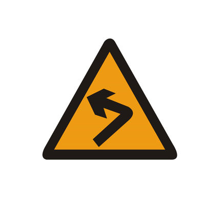 Veiligheidsborden Waarschuwingsborden Op maat gemaakte aluminiumbord voor verkeerswaarschuwingen op de weg