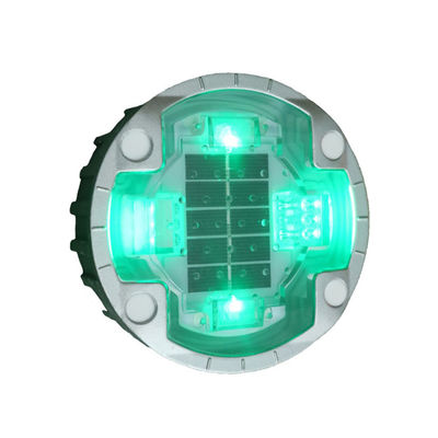 30T Aluminium LED Solar Road Stud voor Highway Driveway Marker in groen en geel