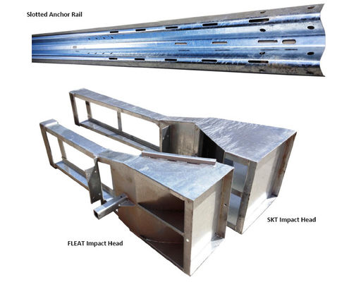 Q235 Q345 gegalvaniseerd poedergecoat SKT-eindterminal voor bescherming van wegrail