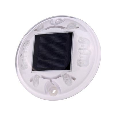 LED Cat Eye Round Solar Road Stud in blauw met High Intensity Reflective Tape en PVC