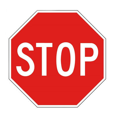Hoog zichtbare op maat gemaakte stalen/aluminium verkeersveiligheidsposter en -bord voor de weg