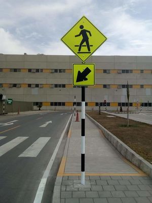 Persoonlijke afmetingen Platen voor verkeersveiligheid Aluminium bord Stalen voor producten