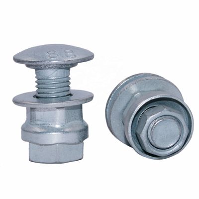 Highway Guardrail Round Head Hot Dip Galvanized Bolt voor verkeersveiligheidsnormen
