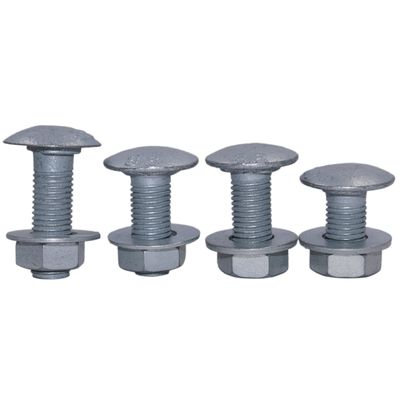 Highway Guardrail Round Head Hot Dip Galvanized Bolt voor verkeersveiligheidsnormen
