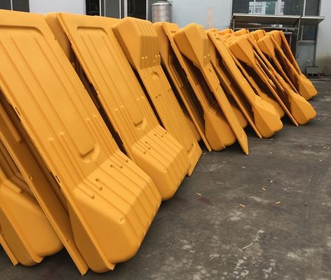 Buitenwater gevulde wegbarrières Rood Plastic verkeersveiligheid wegbarrière