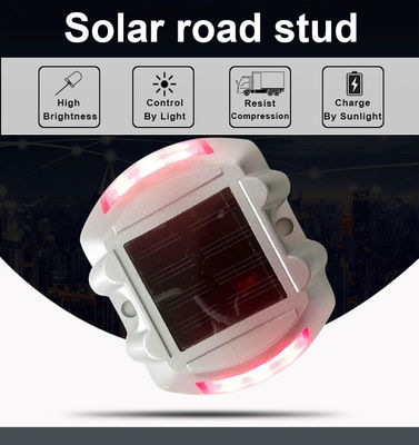 Ontwerp LED-reflector met zonne-energie voor verkeerswaarschuwingen in roodblauw geel wit groen