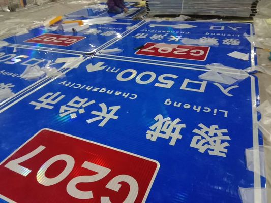 High Visibility Reflective Sheet Road Sign voor Aluminium/Steel Traffic Safety Board