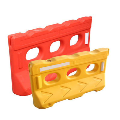Bouwplaats Plastic wegbarrière Op maat gemaakte water gevulde barrière