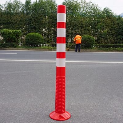 Verkeersveiligheid Hoog zichtbare reflecterende rode PE verkeersconen voor verkeersregeling