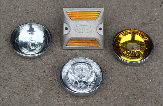 Rood LED Cat Eye Road Stud Reflective Aluminium voor verkeersveiligheid