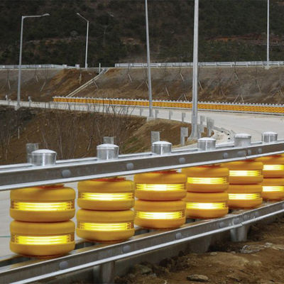 Highway Guardrail Roller Barrier met en dubbel Q235 staalvaten en ISO certificaat