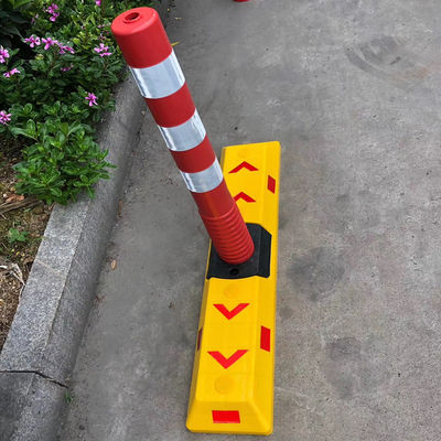 Reflecterende padkegel van rubber Hoog zichtbare verkeersleidingskegel