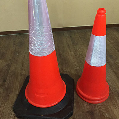 PE Plastic Road Cone Oranje Hoog zichtbare snelwegconen
