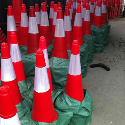 PE Plastic Road Cone Oranje Hoog zichtbare snelwegconen