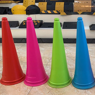 PE Plastic Road Cone Oranje Hoog zichtbare snelwegconen