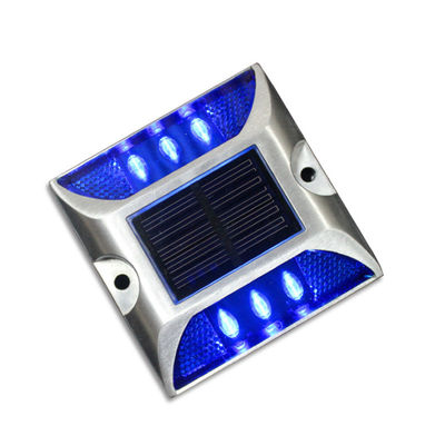104*123*23mm Solar Road Stud Aluminium Road Stud Knipperlicht Cat Eye Road Cone Sign