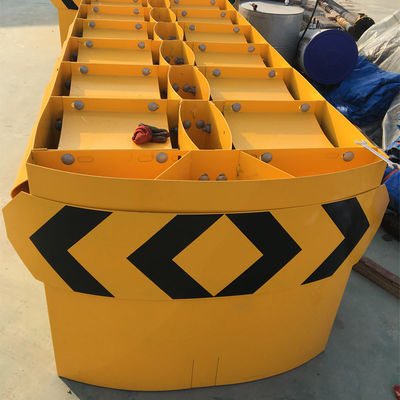 Gegalvaniseerde poedercoated Highway Crash Cushion Barrier en aangepast voor de veiligheid