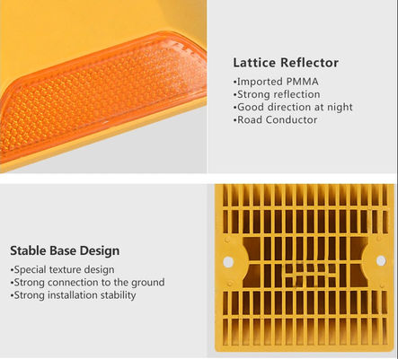 Reflecterende wegstok Plastic Cat Eye Road Stok voor verkeersveiligheid en verkeersbeheer