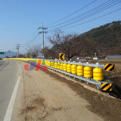 Veiligheid op de weg Geel EVA Rotary Barrier Anti-Corrosion Guardrails met normen