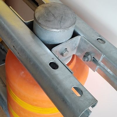 ISO9001 2008 Gecertificeerde verkeersveiligheid EVA Rotary Barrels Rotary Barrier