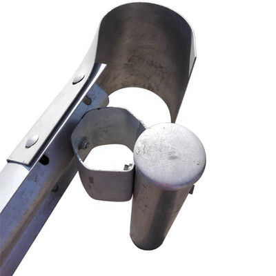 Hogewegveiligheid Barrier Guard Rail met Hot Dip Galvanized Bullnose End ISO9001 2000