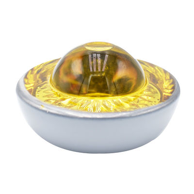 Hoofdweg Betere zichtbaarheid van de weg Zonne-flitsend licht Glas Kattenoog Pad Stud 123*45mm