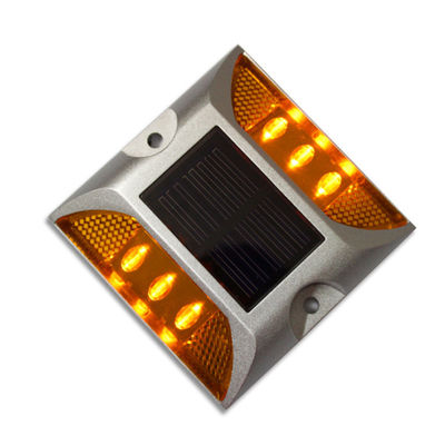 100*100*20 mm Rood Led Strobe Aluminium Reflective Road Stud voor snelweg