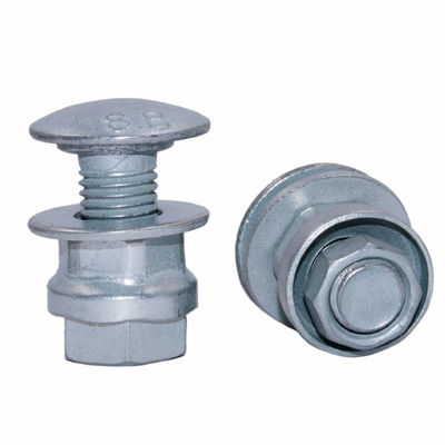 Gegalvaniseerde koolstofstaal hex garde rail splice bouten 5/8 &quot;-11X 2&quot; voor anti-terrorisme weg
