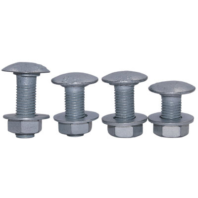 Gegalvaniseerde koolstofstaal hex garde rail splice bouten 5/8 &quot;-11X 2&quot; voor anti-terrorisme weg