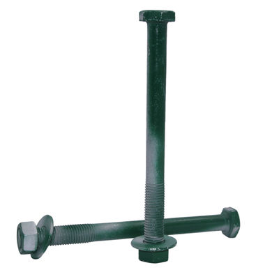 Gegalvaniseerde koolstofstaal hex garde rail splice bouten 5/8 &quot;-11X 2&quot; voor anti-terrorisme weg