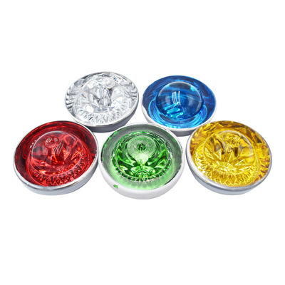 Rood Blauw Geel Wit Groen Gehard Glas Zonne-Kat Oog Reflectieve aangedreven Road Stud