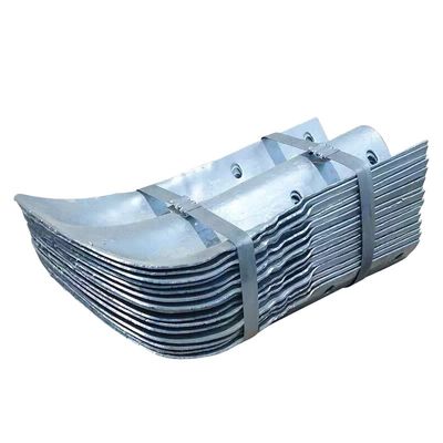Highway Guardrail Fishtail Terminals Eind gemaakt van Hot Dip gegalvaniseerd Q235B/Q355B staal
