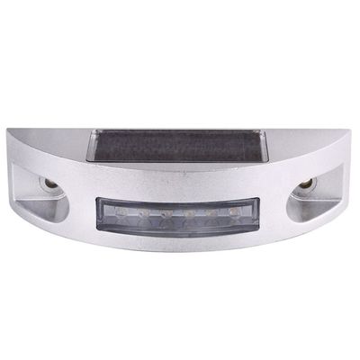 Hoog zichtbare halve cirkel zonne-gegote aluminium reflecterende wegstok voor verkeersveiligheid