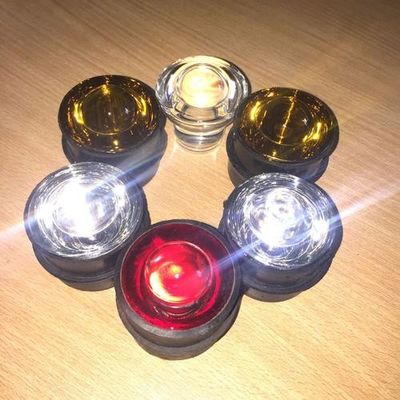 Glas zonne-aangedreven LED-wegstaaf enkelzijden voor wegbouw